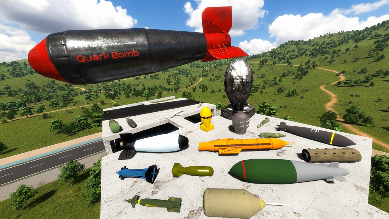 Throwing Every Dangerous Nuclear Bomb in GMod