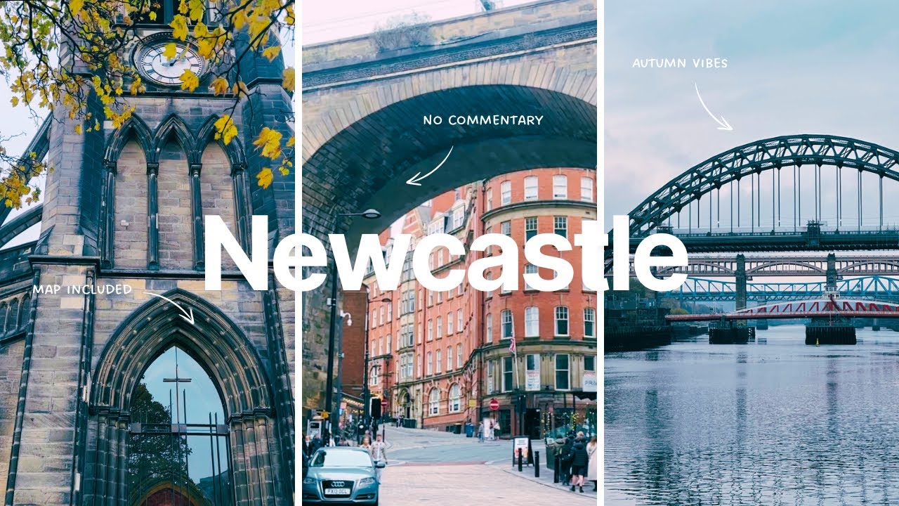 Newcastle Walking Tour | No Commentary • City Sounds • Map