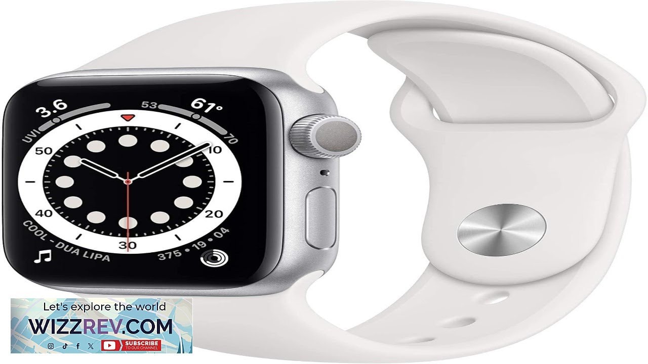 Apple Watch Series 6 (GPS 40mm) Silver Aluminum Case with White