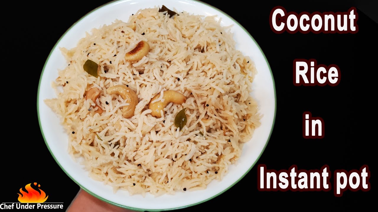 Coconut Milk Rice in Instant pot || South Indian Style Quick and Easy Coconut Milk Rice