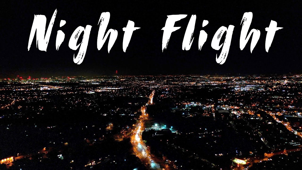 Dji Mavic 2 Pro Manchester North West England at Night