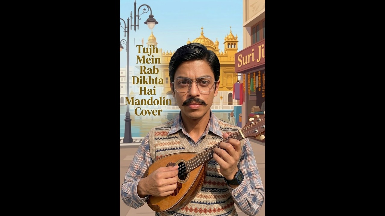 Tujh Mein Rab Dikhta Hai | Mandolin Cover