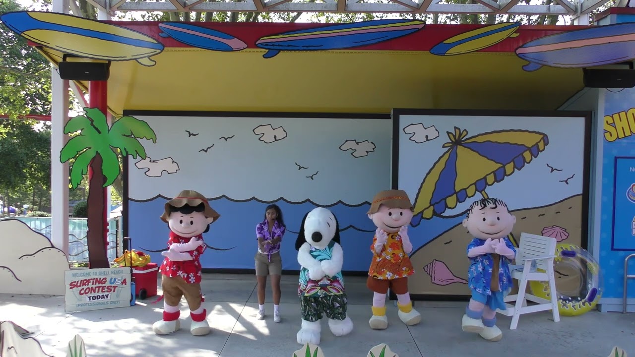 Snoopy's Dog Days of Summer 4K | Charlie Brown | Dorney Park 08/26/2023
