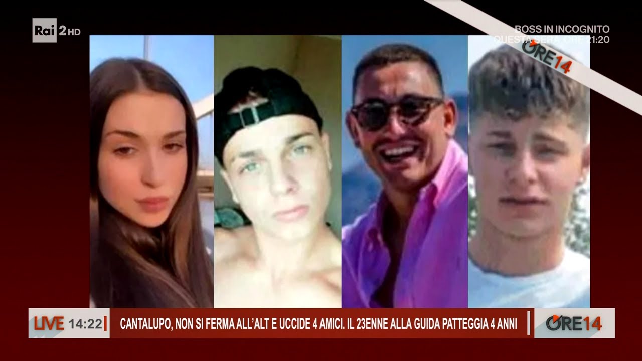 Cantalupo, non si ferma all'alt e uccide 4 amici. Il 23enne patteggia 4 anni - Ore 14 del 25/03/2024