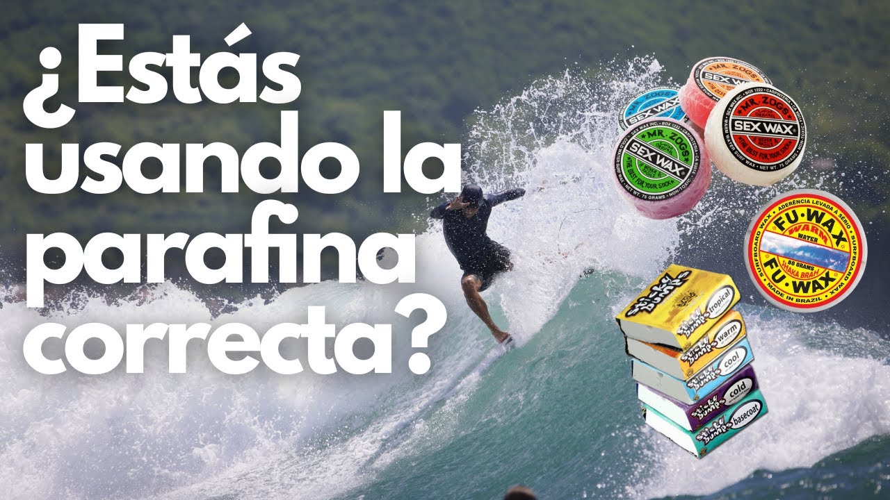 Parafina Para Surf La guía definitiva: marcas, temperaturas y trucos que todo surfer debe saber