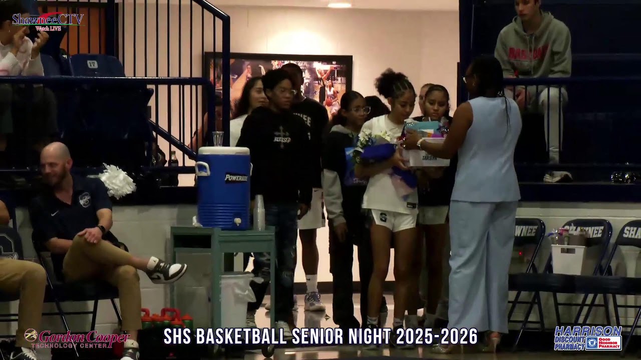 Senior Night - SHS Basketball 2025 - Shawnee, Oklahoma sports provided by ShawneeCTV