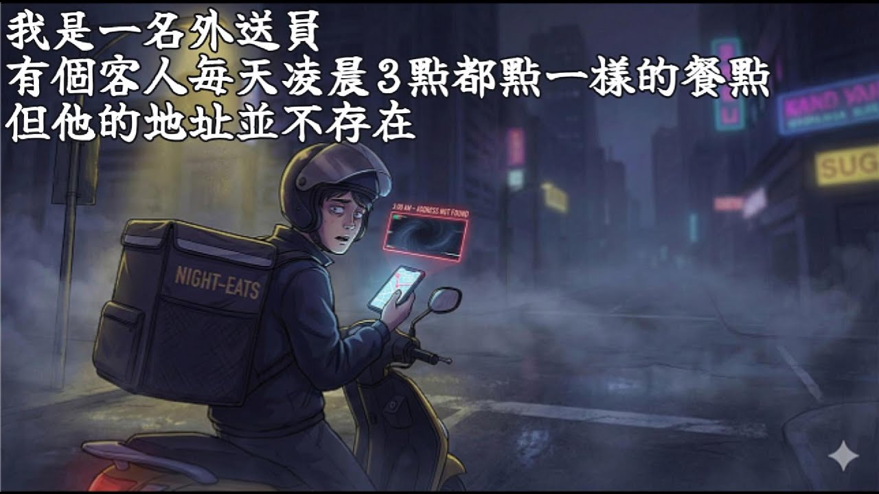 我是一名外送員，有個客人每天凌晨3點都點一樣的餐點，但他的地址並不存在 | 軼事 | CreepyPasta | Reddit｜怪談