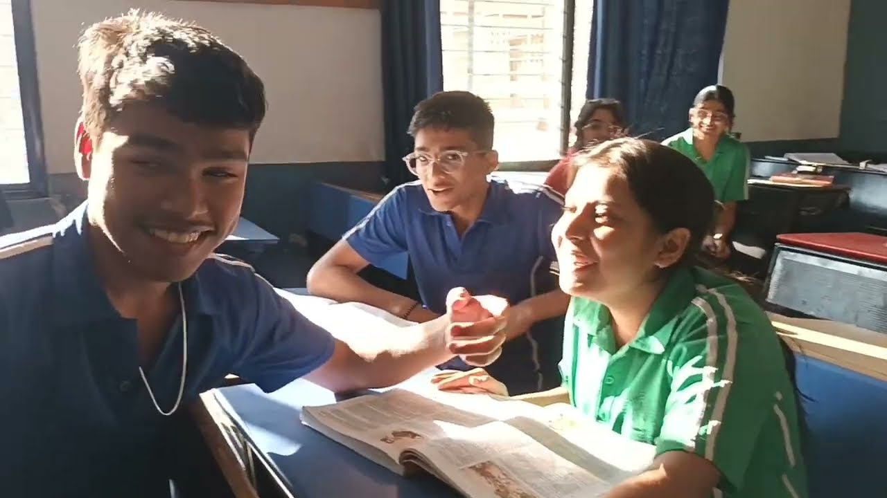 Types of boarders during the study class & School tour of the Bishop's Co-ed School KLN Pune, India