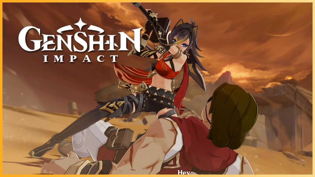 Dehya Versus The Eremites Cutscene | Rescuing Isak's Grandpa In Desert | Genshin Impact Version 3.1