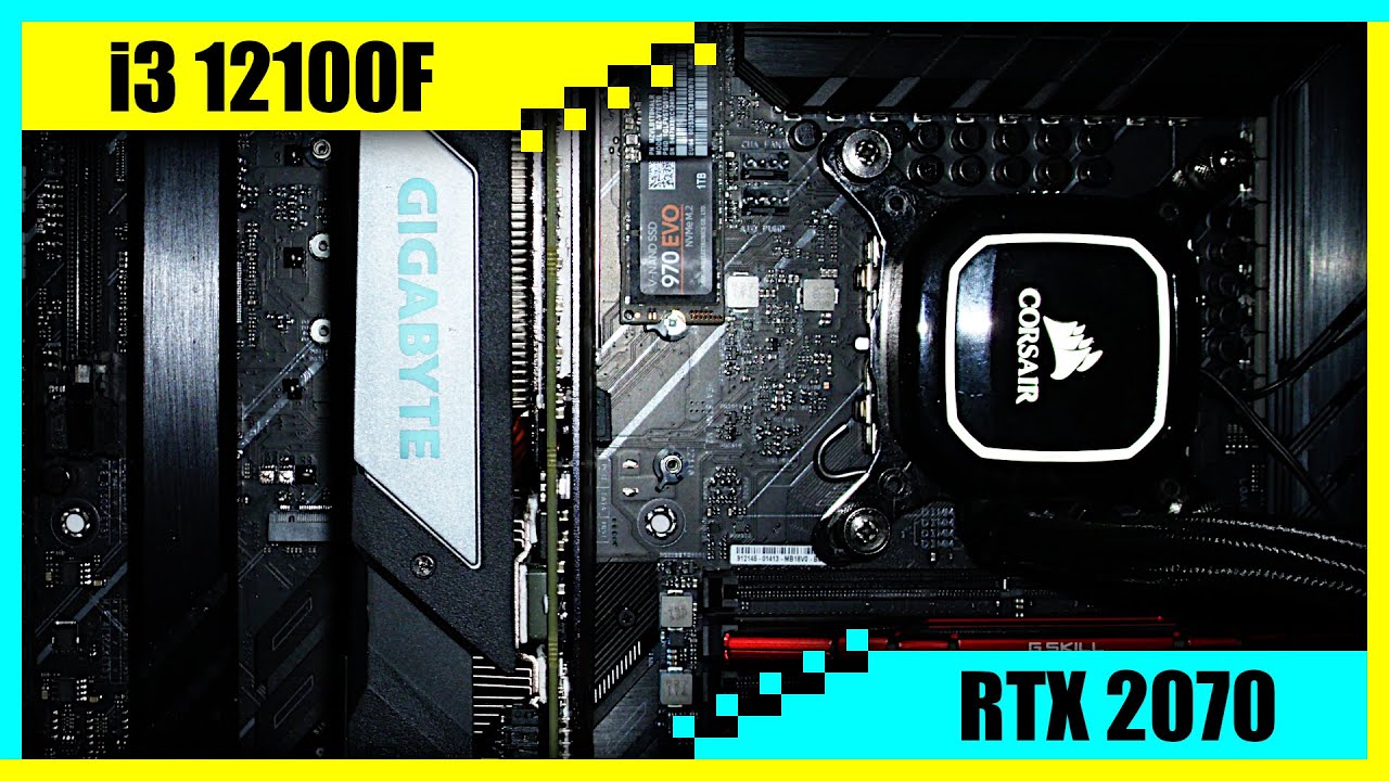 i3 12100F + RTX 2070 Gaming PC in 2022 | Tested in 7 Games