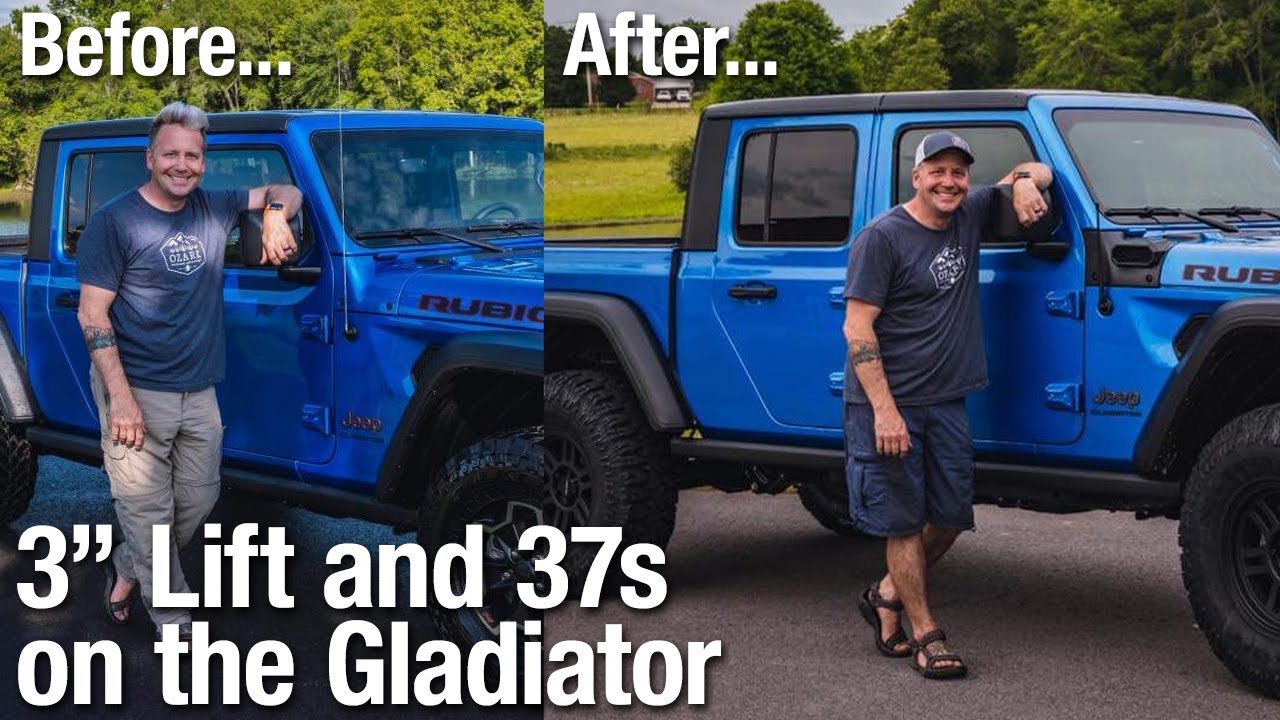 Jeep Gladiator Rubicon Overland Build stage 3 - Lift and Tires