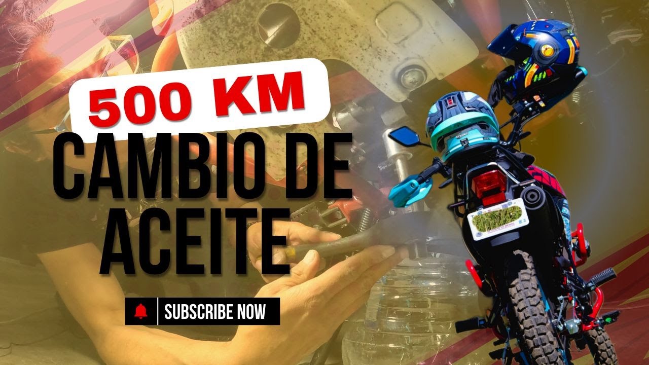 Cambio de Aceite #dm200 500 KM