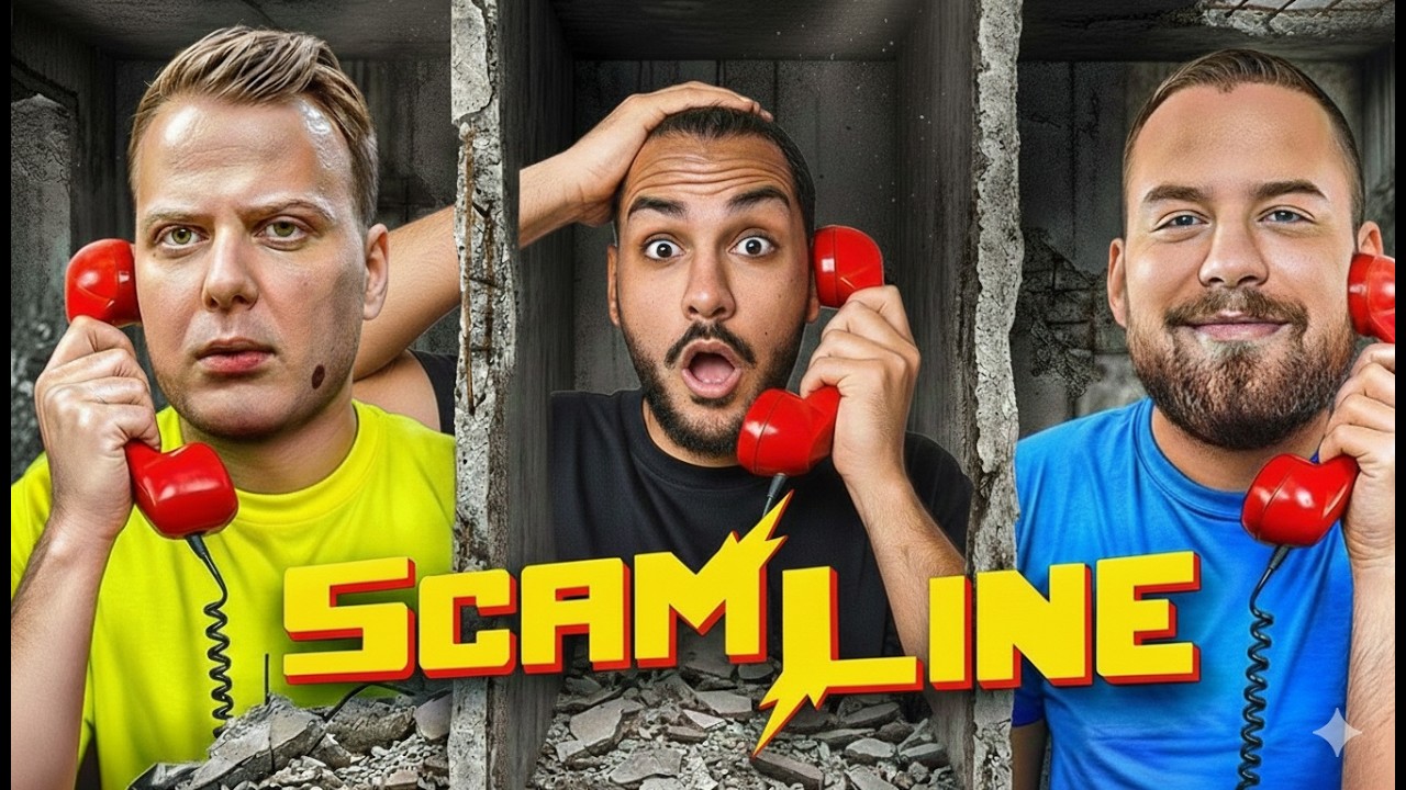 GŁUCHY TELEFON z EKIPĄ! *Scam Line* (MRGH & JAPCZAN & NITRO & BANDURA & ALI & NEEX & MARIO & STOMP)