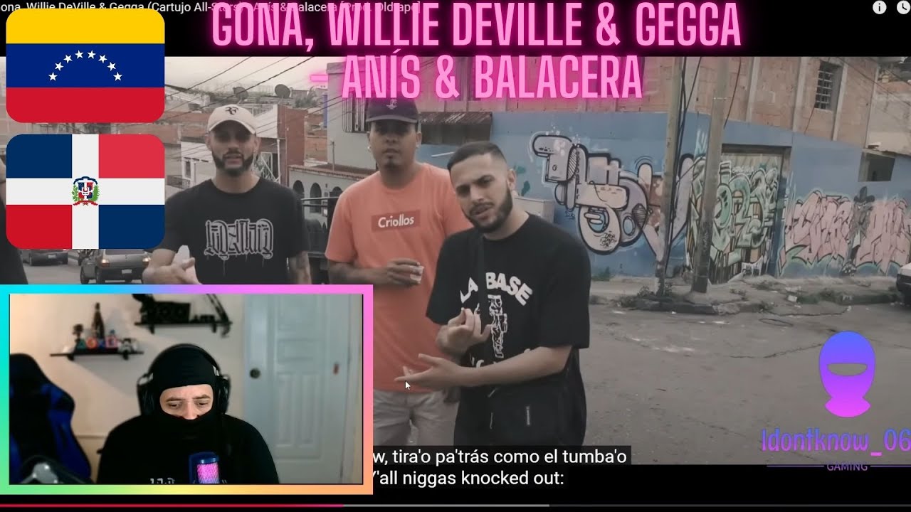 Dominicano reacciona GONA, WILLIE DEVILLE & GEGGA  - ANÍS & BALACERA