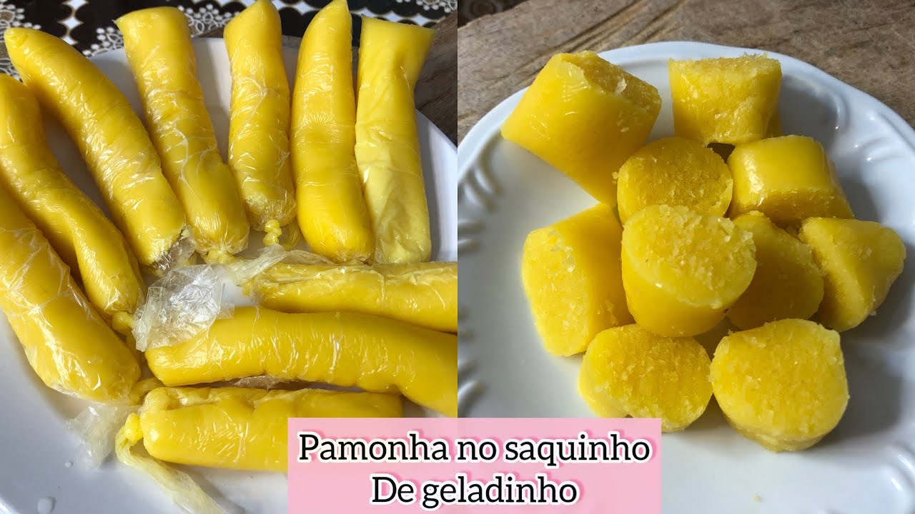 PAMONHA NO SAQUINHO DE GELADINHO | SUPER FÁCIL E RÁPIDO