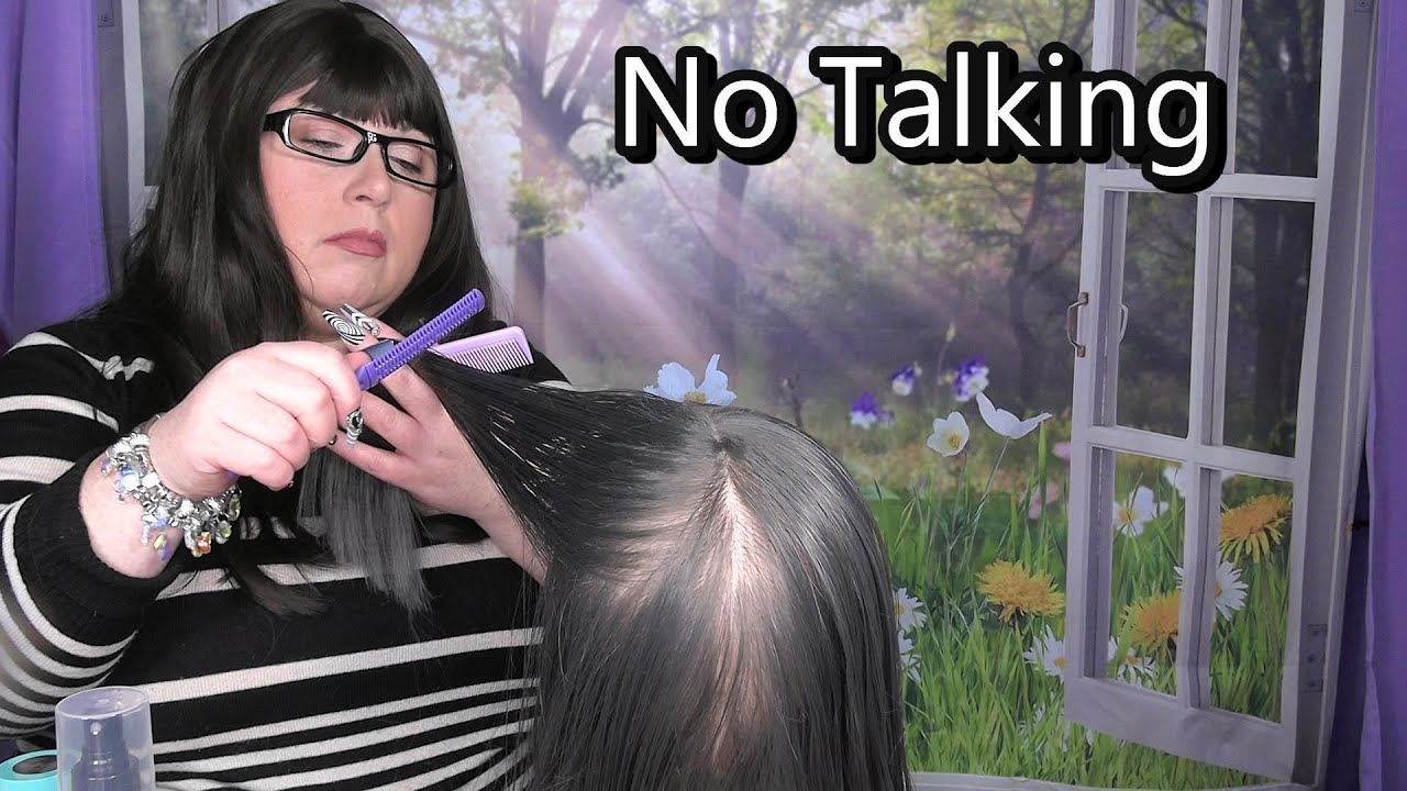ASMR Hair Salon Roleplay (NO TALKING) (Wet Haircut, Razor Cut, Spray Sounds)