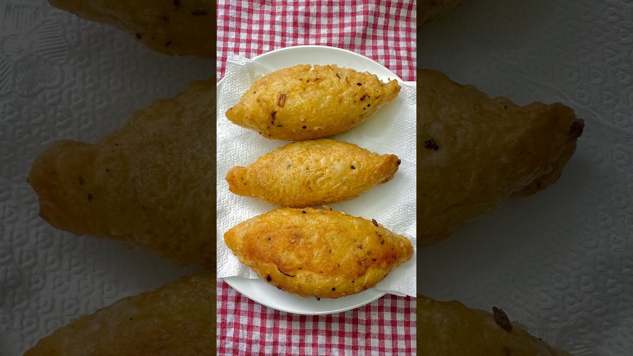 No flour!! cassava fried bun👍 #srk_kitchen #noflour #cassava #crispy  #fried #shortsfeed #shorts