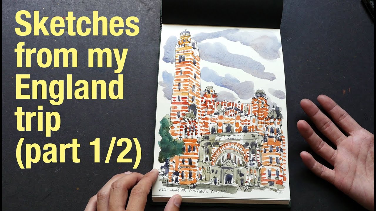 Sketches from my England trip (Part 1/2)