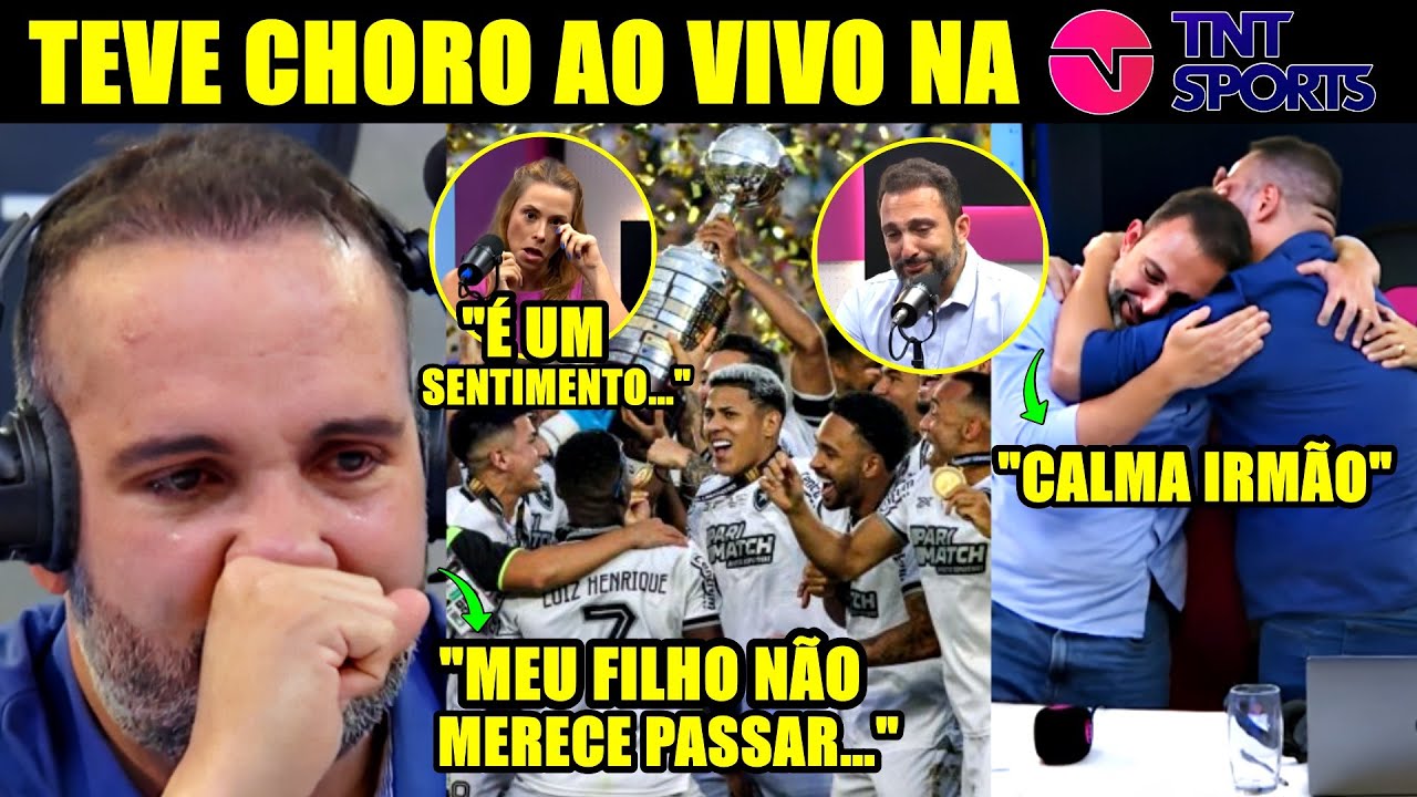 NOSSA! JORGE IGGOR não segura emoção e GERAL CHOROU com ele APÓS TÍTULO DO BOTAFOGO NA LIBERTADORES!