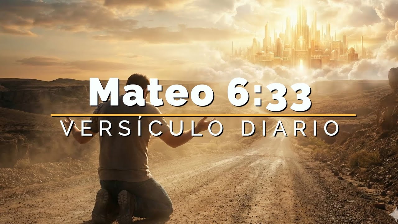 Versículo diario: Mateo 6:33 Buscad PRIMERAMENTE el Reino