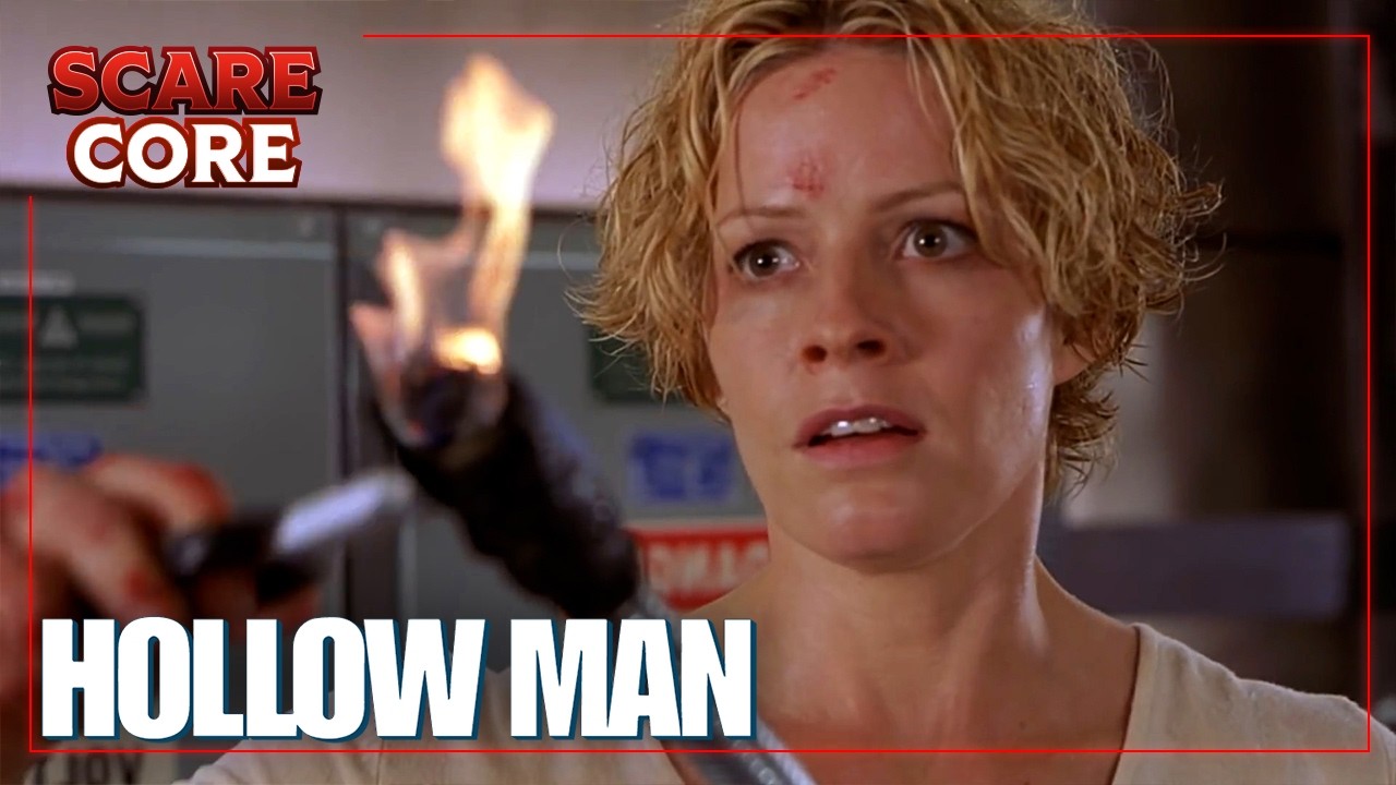 Burning an Enemy She Can't Even See | Hollow Man (2000) | ScareCore