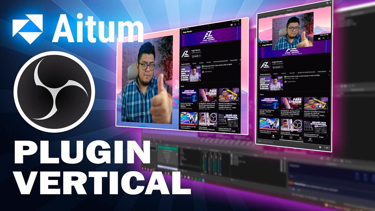 ✅GRATIS✅ Transmite en HORIZONTAL y VERTICAL con OBS NUEVO PLUGIN Aitum @aitumtv