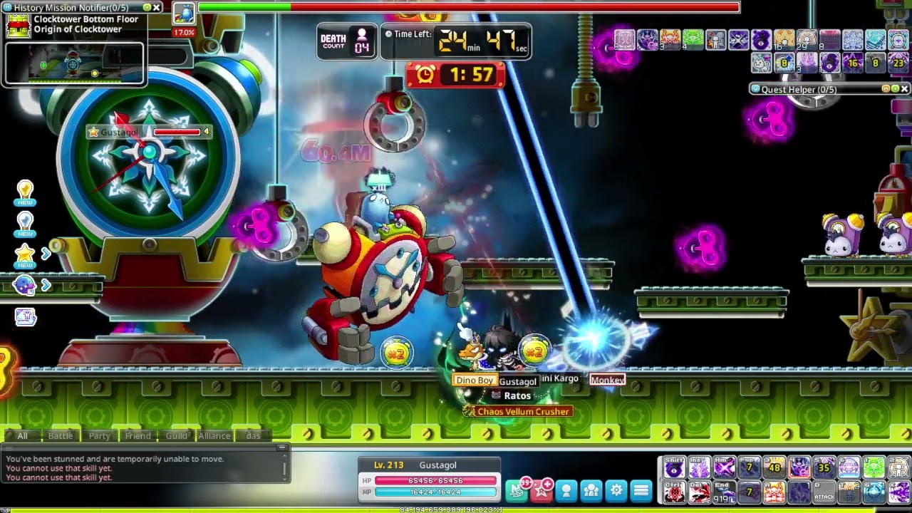 Maplestory N - Dark Knight Weekly Bosses Run 3 (Hard Magnus / Chaos Papulatus)