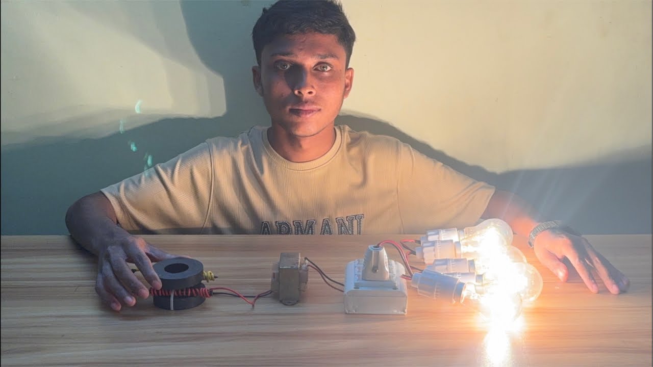 New idea generate 220V 4000W free eenergy using transformer at homed 2026