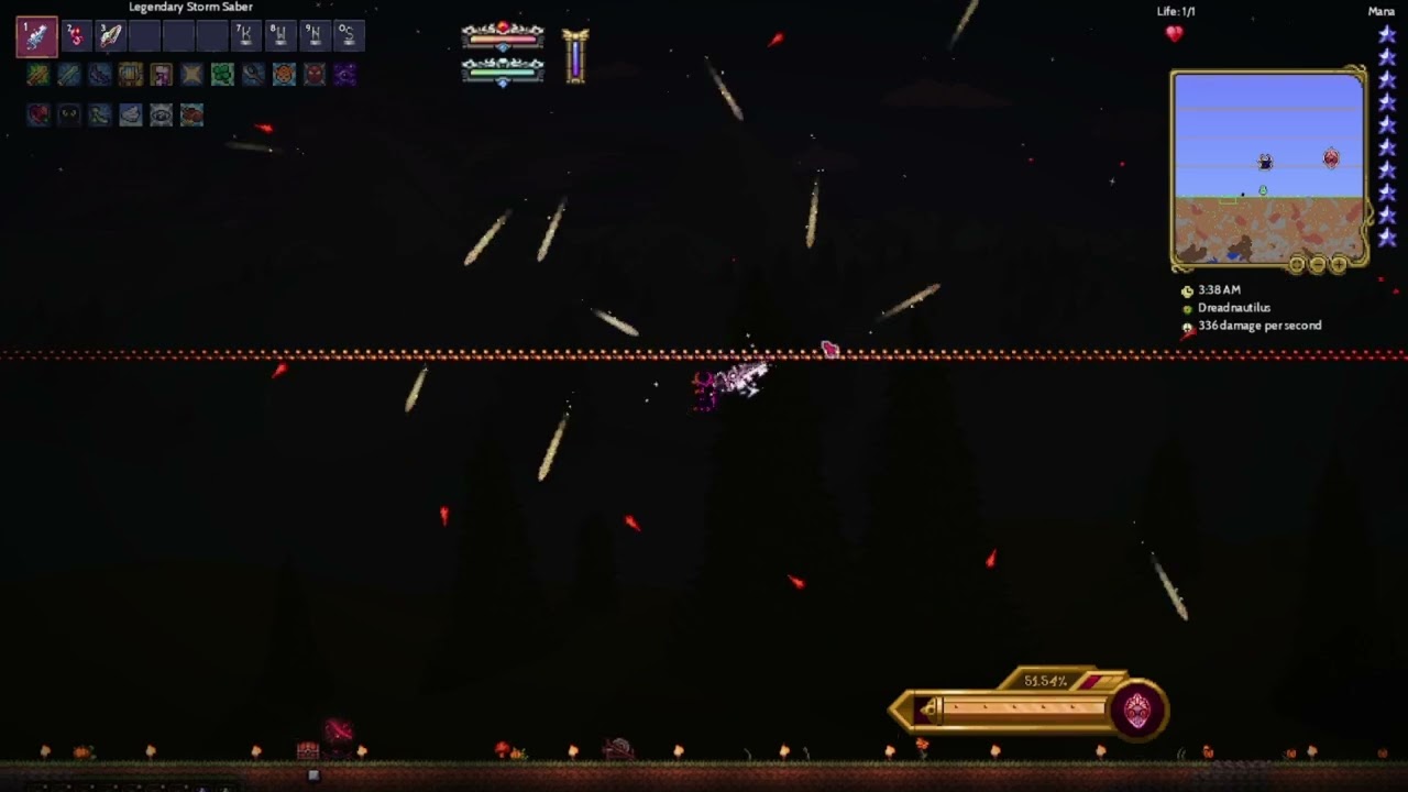 Calamity Infernum Mode, No Hit Dreadnautilus