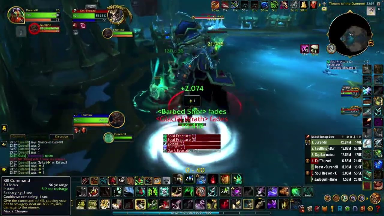 Hunter solo - Durendil vs Kel'thuzad Mythic