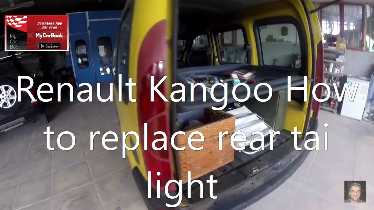 Renault Kangoo How to replace rear tai light
