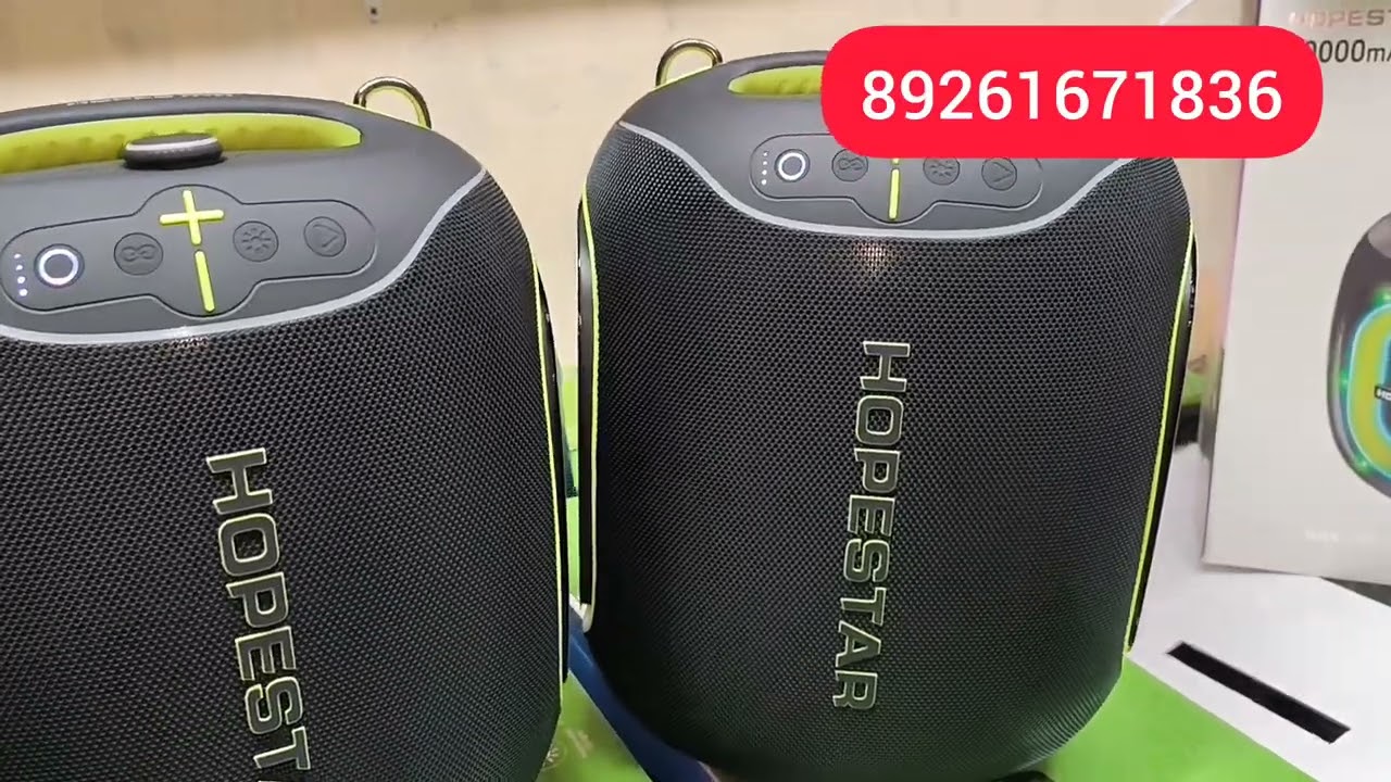 КОЛОНКА HOPESTAR PARTY BOX 600 Стереосистема HOPESTAR 🔥 Аудиосистема из 2 Колонок Стерео с 2 Микро ✅