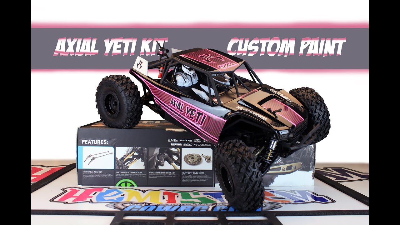 PAINTING The AXIAL Yeti Kit - Simple, but effective