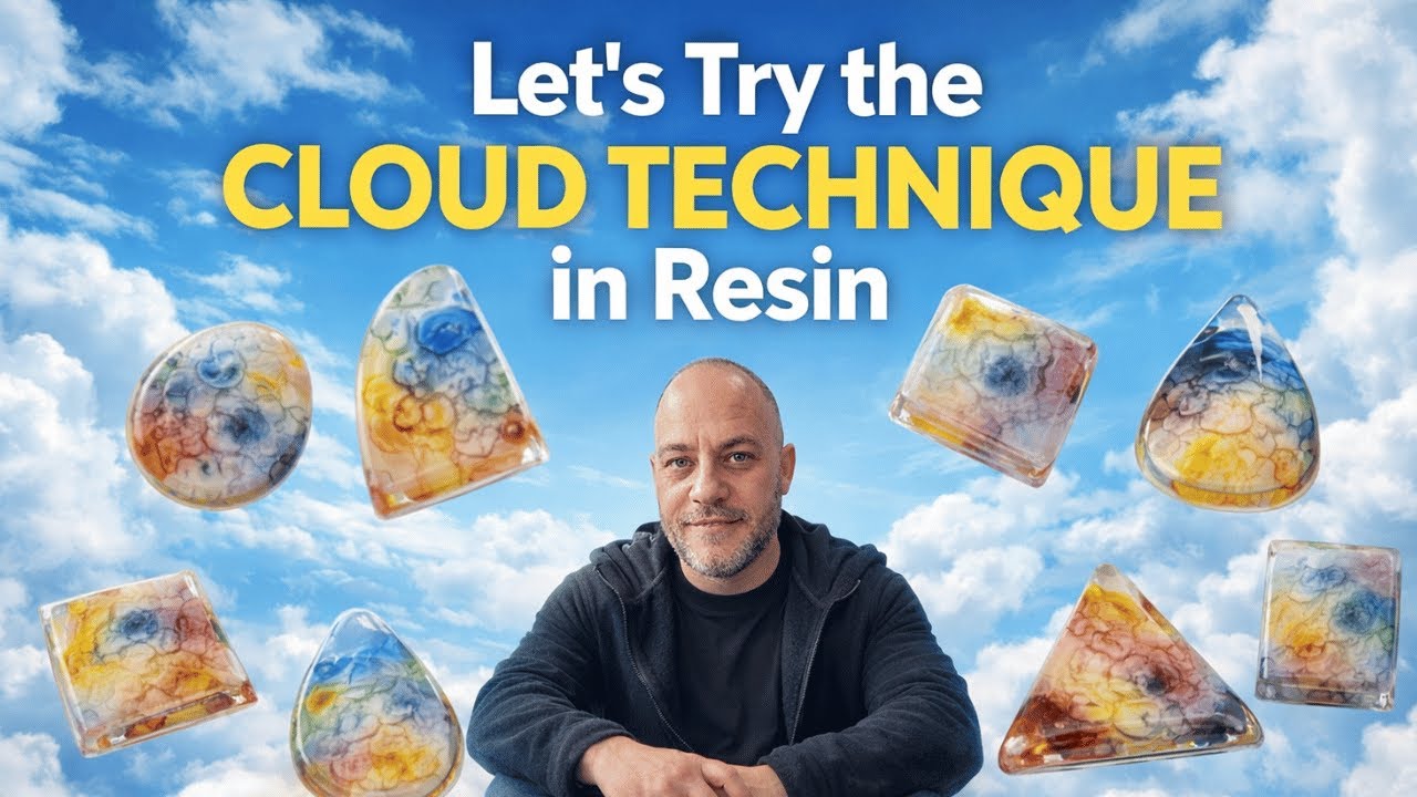 Давайте попробуем технику «Облако» в работе со смолой! ☁️✨ Нежный, сказочный эксперимент со смолой