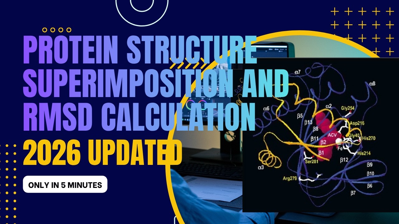 Protein Structure Superimposition and RMSD Calculation Using Swiss-PdbViewer: 2026 Update