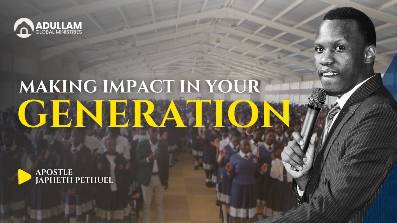 MAKING IMPACT IN YOUR GENERATION ||GRAND FINALE MOI FORCES ACADEMY ||APOSTLE JAPHETH PETHUEL. 