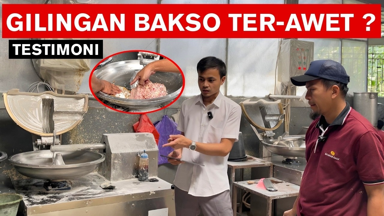 GILINGAN BAKSO STAINLESS! 1 Tahun Masih Aman, Ini Hasilnya! 🌱