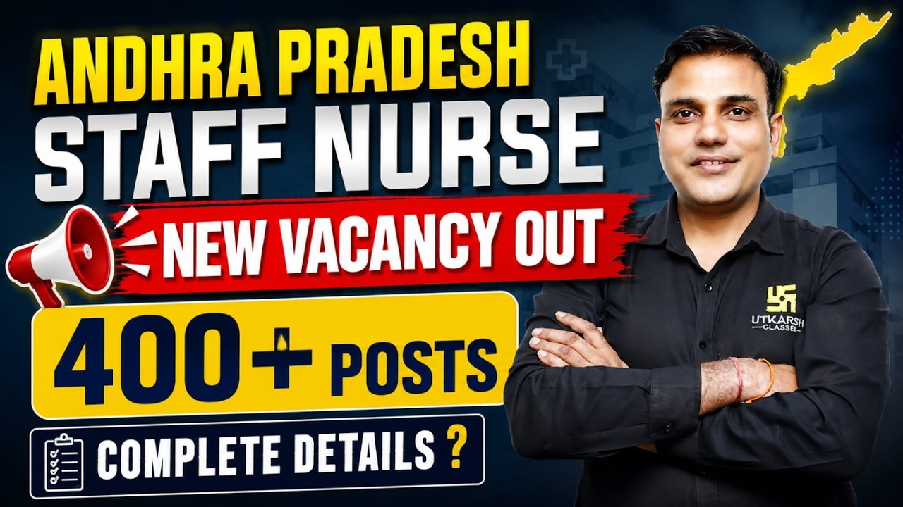 Andhra Pradesh Staff Nurse Vacancy 2026 | 400+ Posts Out | Eligibility, Salary, Selection Process