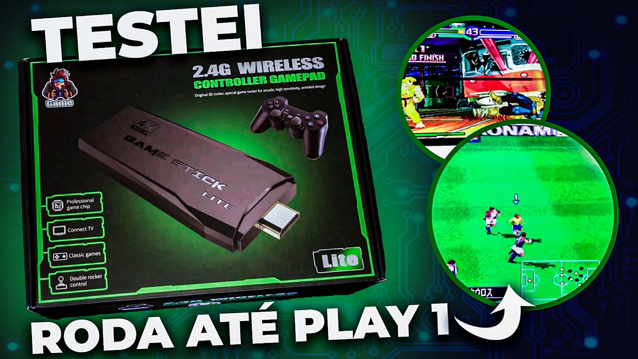 [REVIEW] TESTEI O GAME STICK LITE 4K COM 10.000 JOGOS RETRÔ