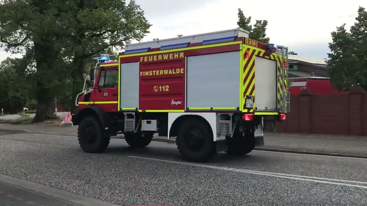 Waldbrand Falkenberg/Elster-Rehfeld. Einsatzfahrten Teil 1