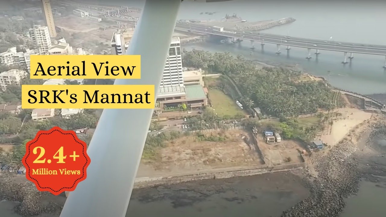 Aerial tour of Shah Rukh Khan's Mannat