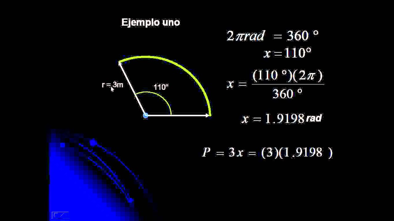 concepto de radian