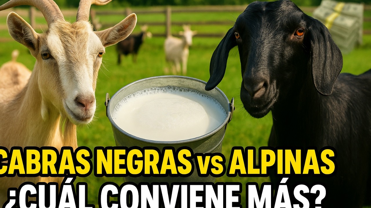 Comparativa Cabras Negras y Alpinas   ¿Cuál Conviene Más