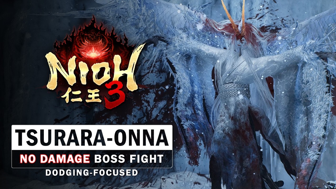 Nioh 3 &mdash; Бой с боссом Цурара-онна (без повреждений)