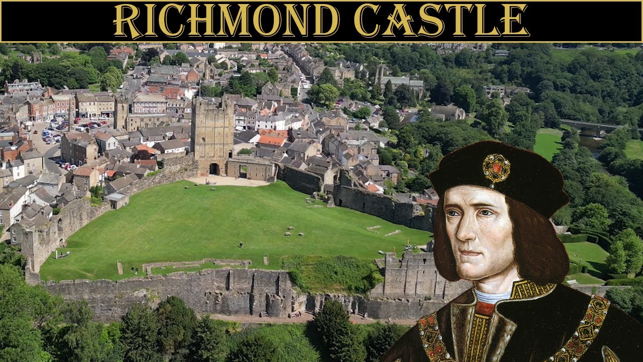 Richmond Castle | Walking Tour | England's most complete 11th Century Castle | Drone Footage | 4K