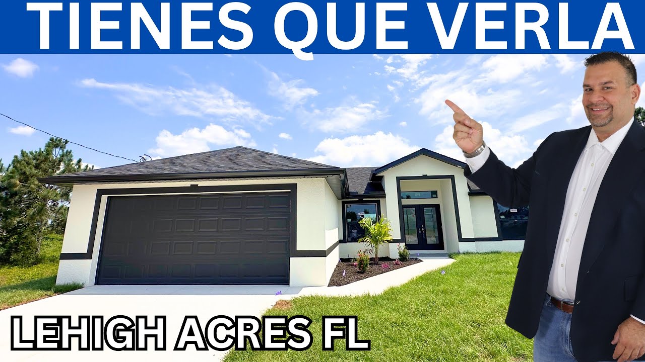 Casas nuevas para la venta en Lehigh Acres Florida | $359k | 3 cuarto 2 baño | Casas en venta