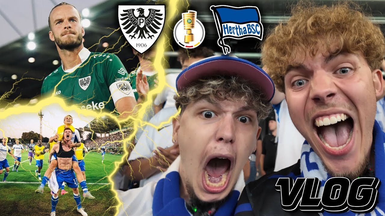 Hertha stolpert in die nächste Runde (+Elfmeterschießen)😱🥶Münster vs Hertha BSC DFB Pokal Runde 1🔵⚪🔥