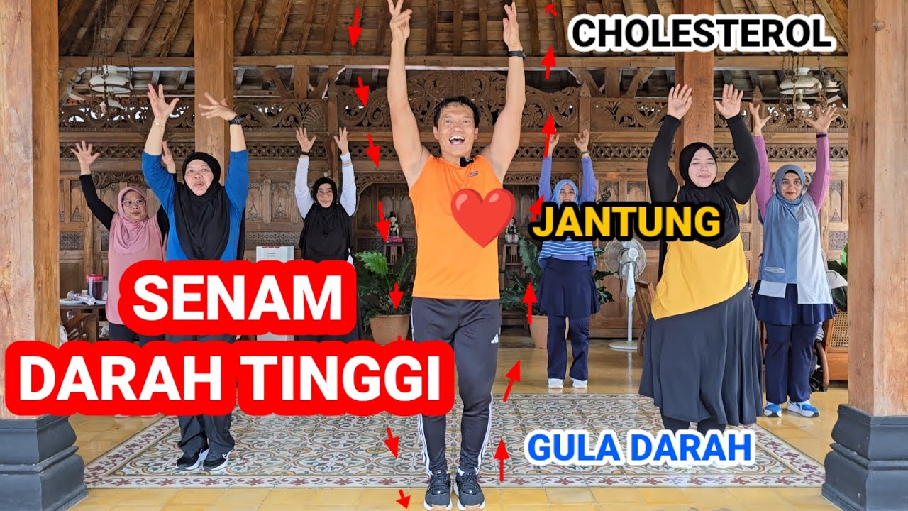 SENAM DARAH TINGGI - JANTUNG 💓 - KOLESTEROL - GULA
