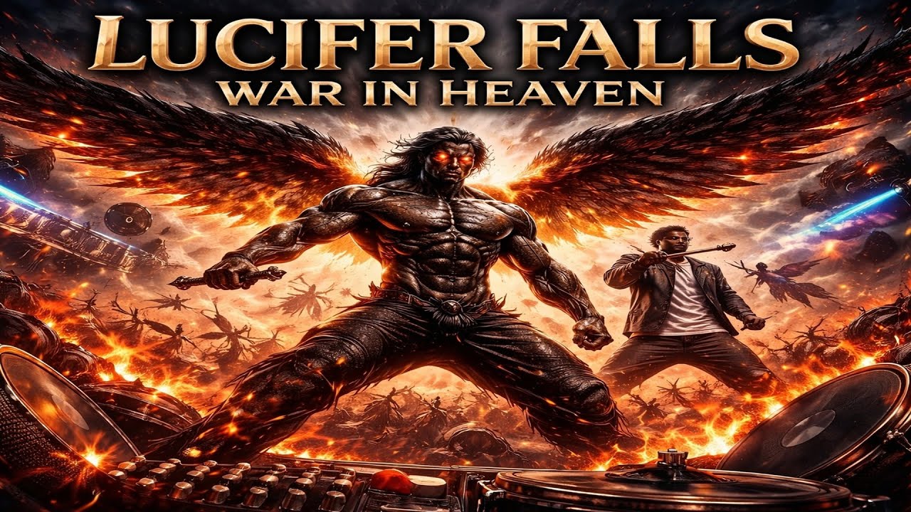 LUCIFER FALLS 🔥 War in Heaven | Dark Mythic Song
