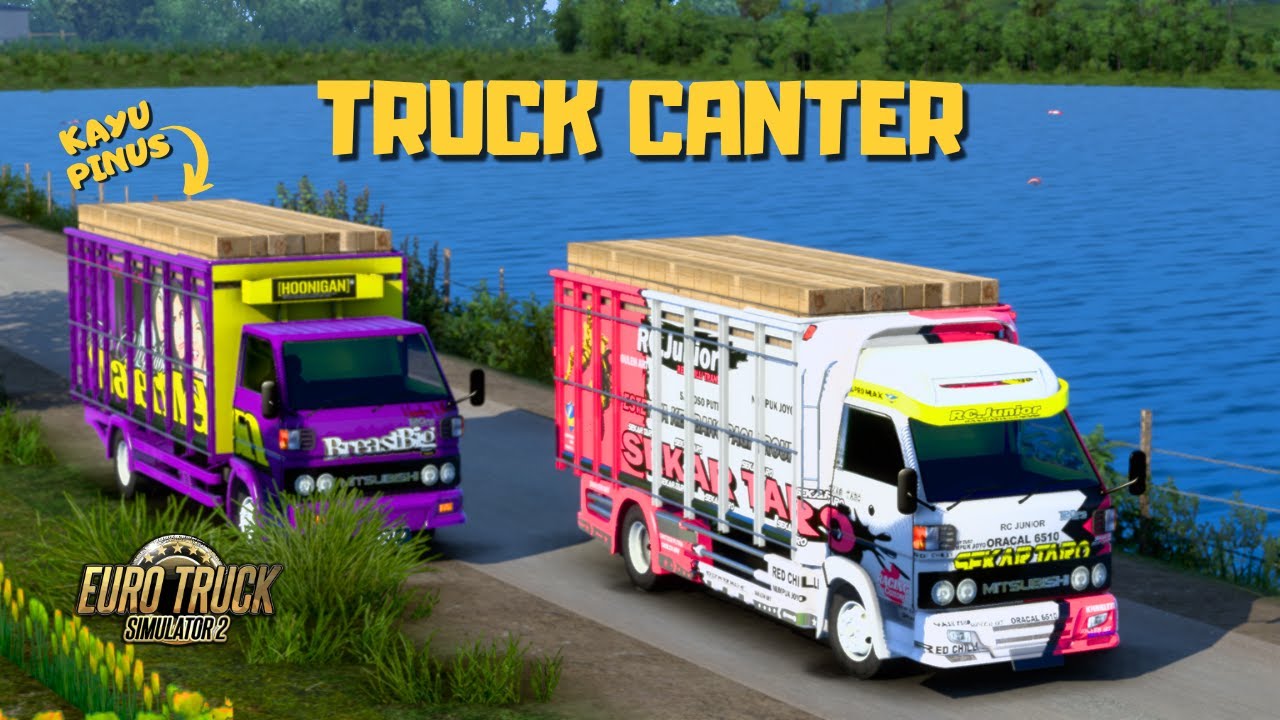 KENTUNG KERJA ANTAR KAYU PAKAI TRUCK OLENG TERSESAT DI TENGAH HUTAN !! ETS 2 INDONESIA